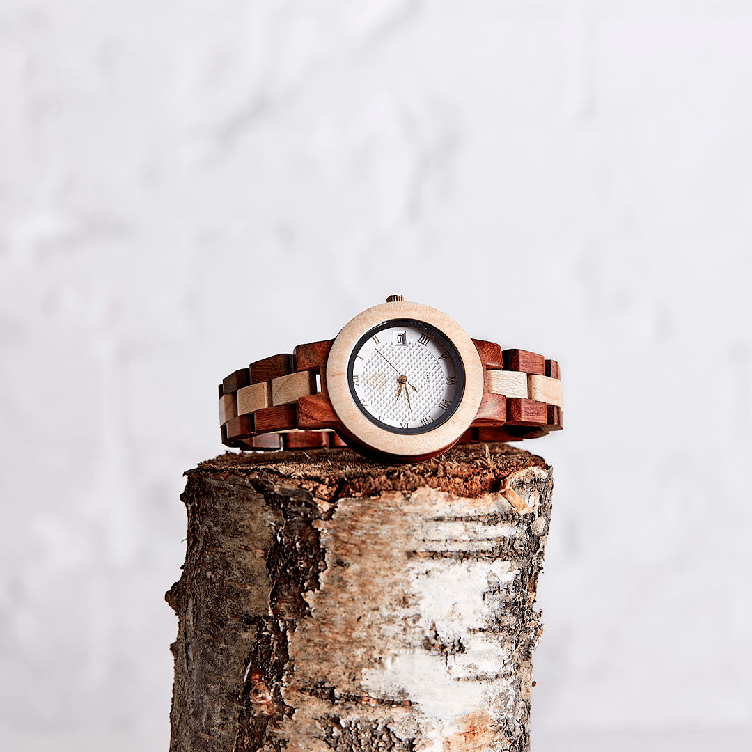 The Hazel: Wood Watch for Women - Velora Luxury Fashion