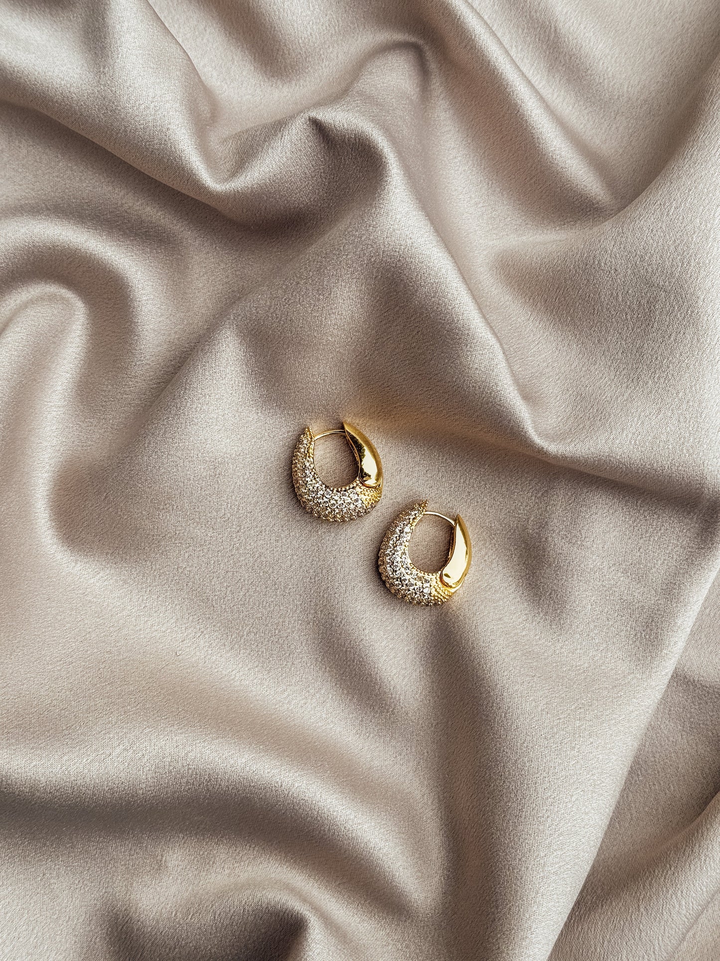 The James CZ Hoops - Velora Luxury Fashion