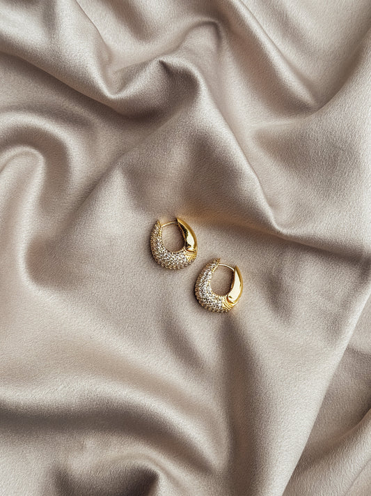 The James CZ Hoops - Velora Luxury Fashion