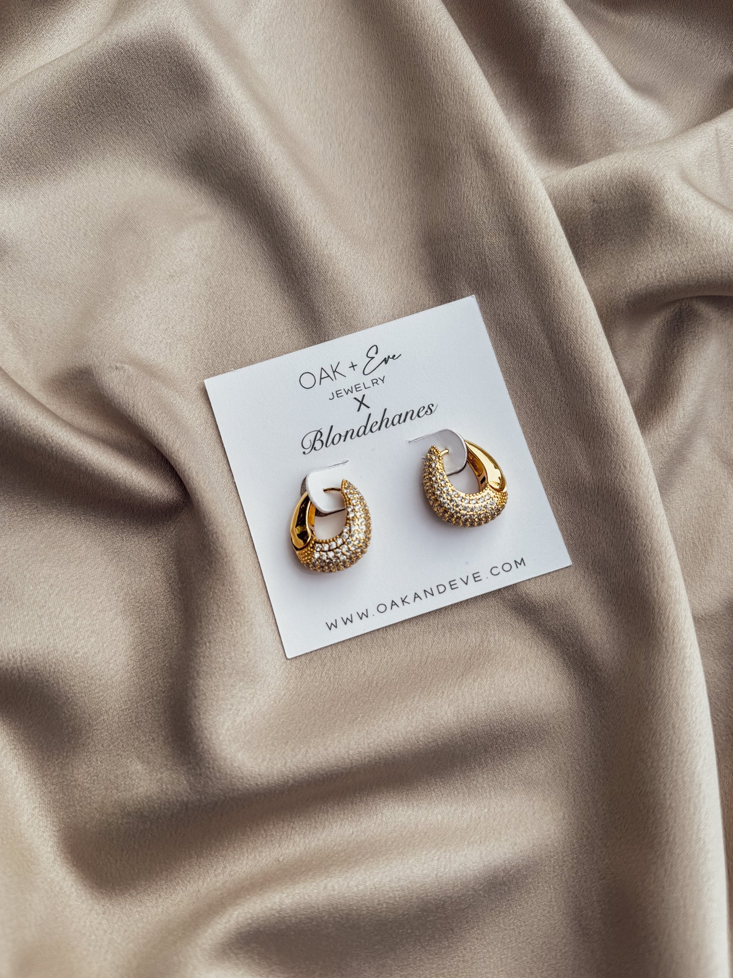 The James CZ Hoops - Velora Luxury Fashion