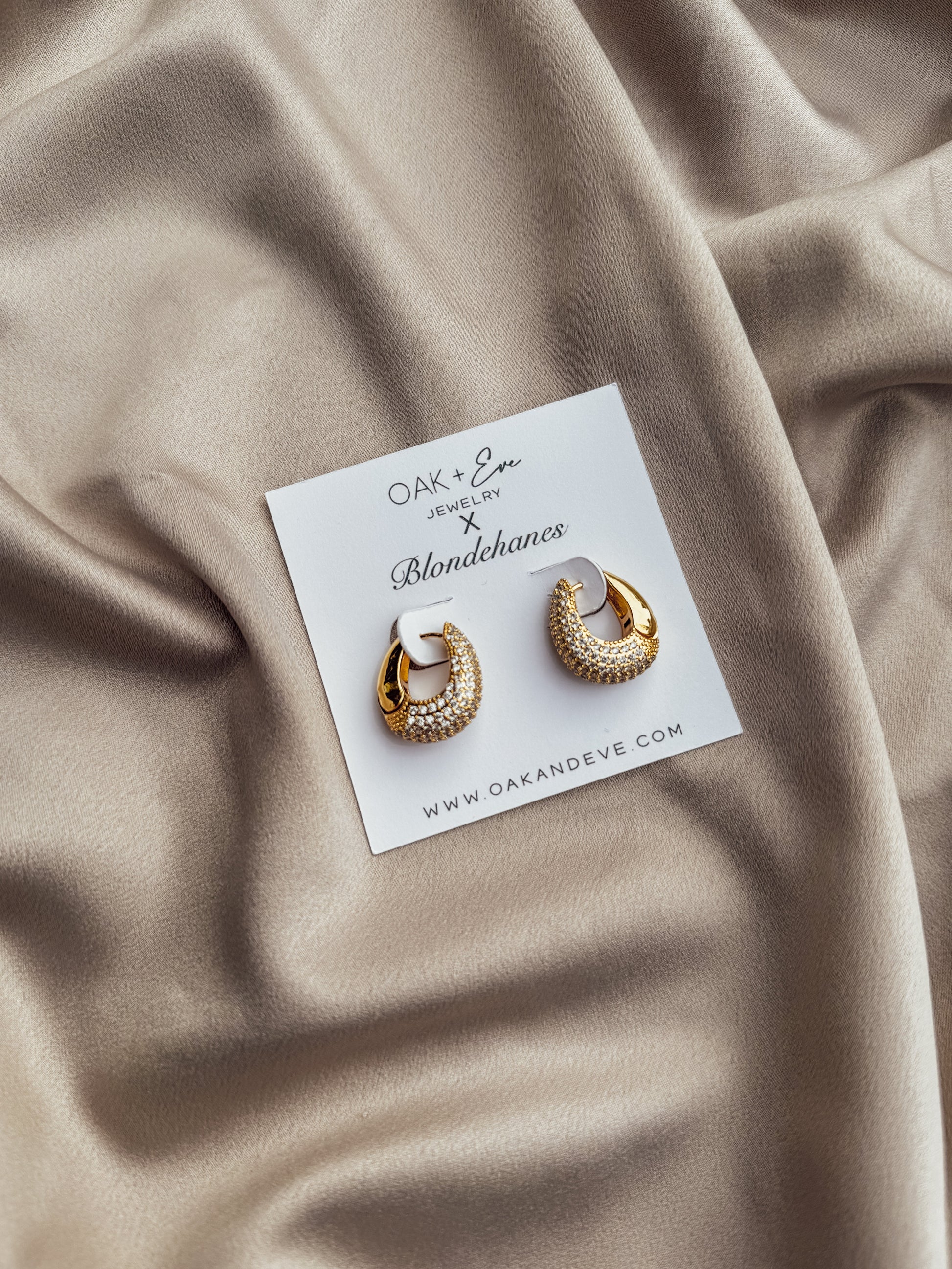 The James CZ Hoops - Velora Luxury Fashion