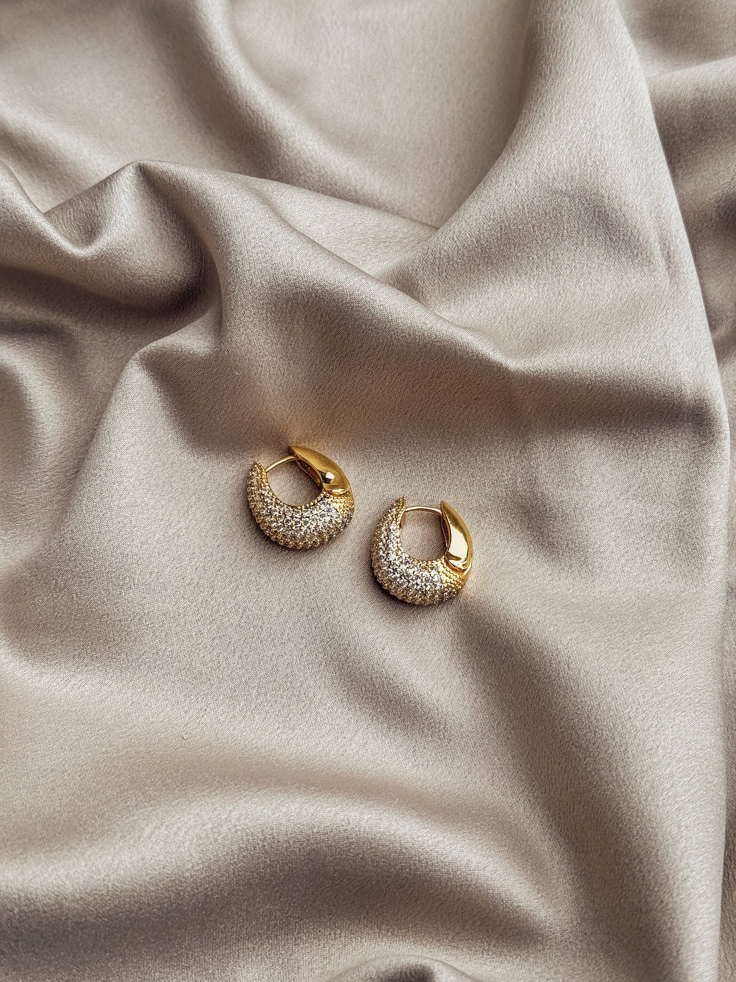 The James CZ Hoops - Velora Luxury Fashion