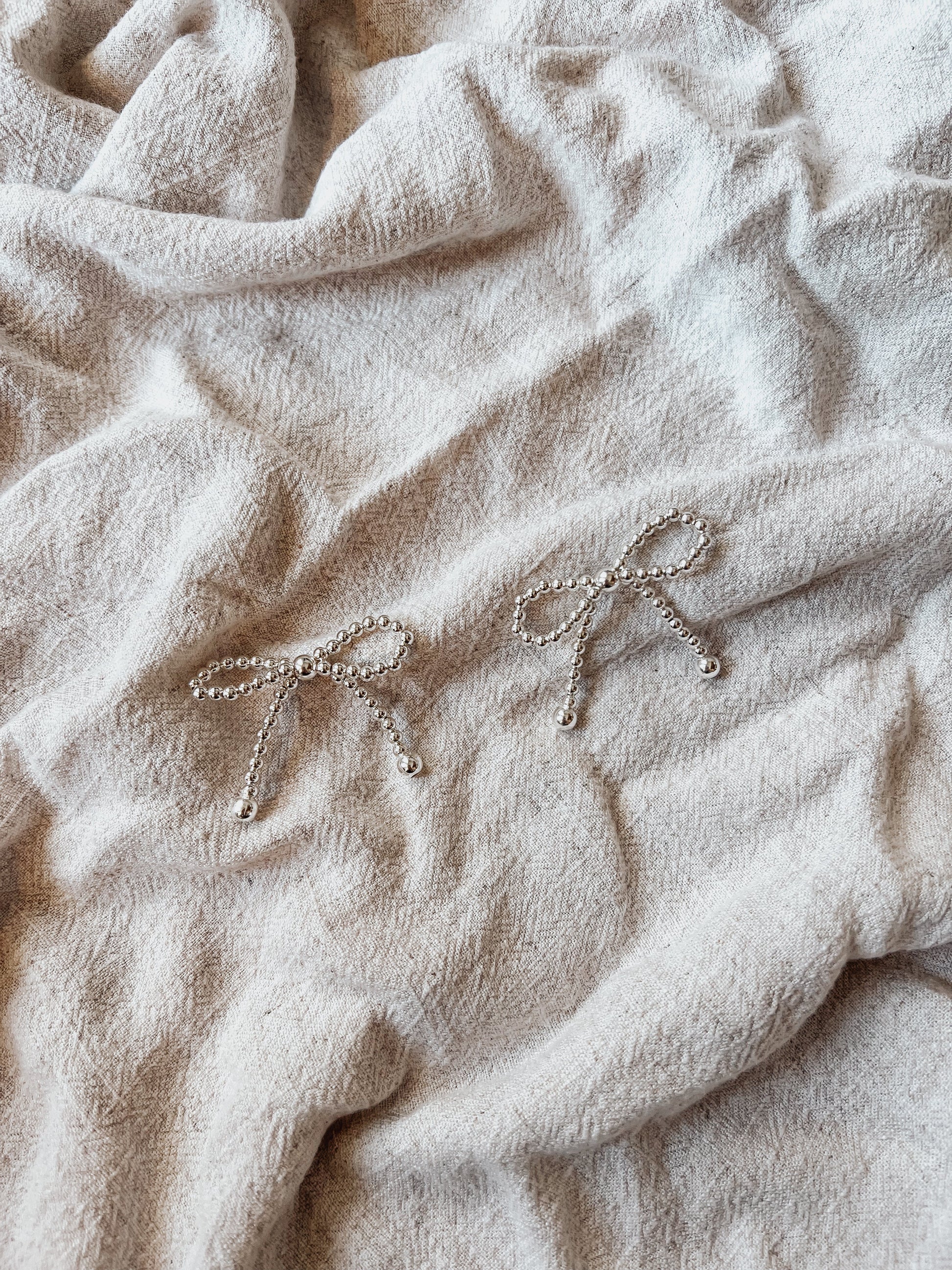 The Katie Bow Earrings - Velora Luxury Fashion