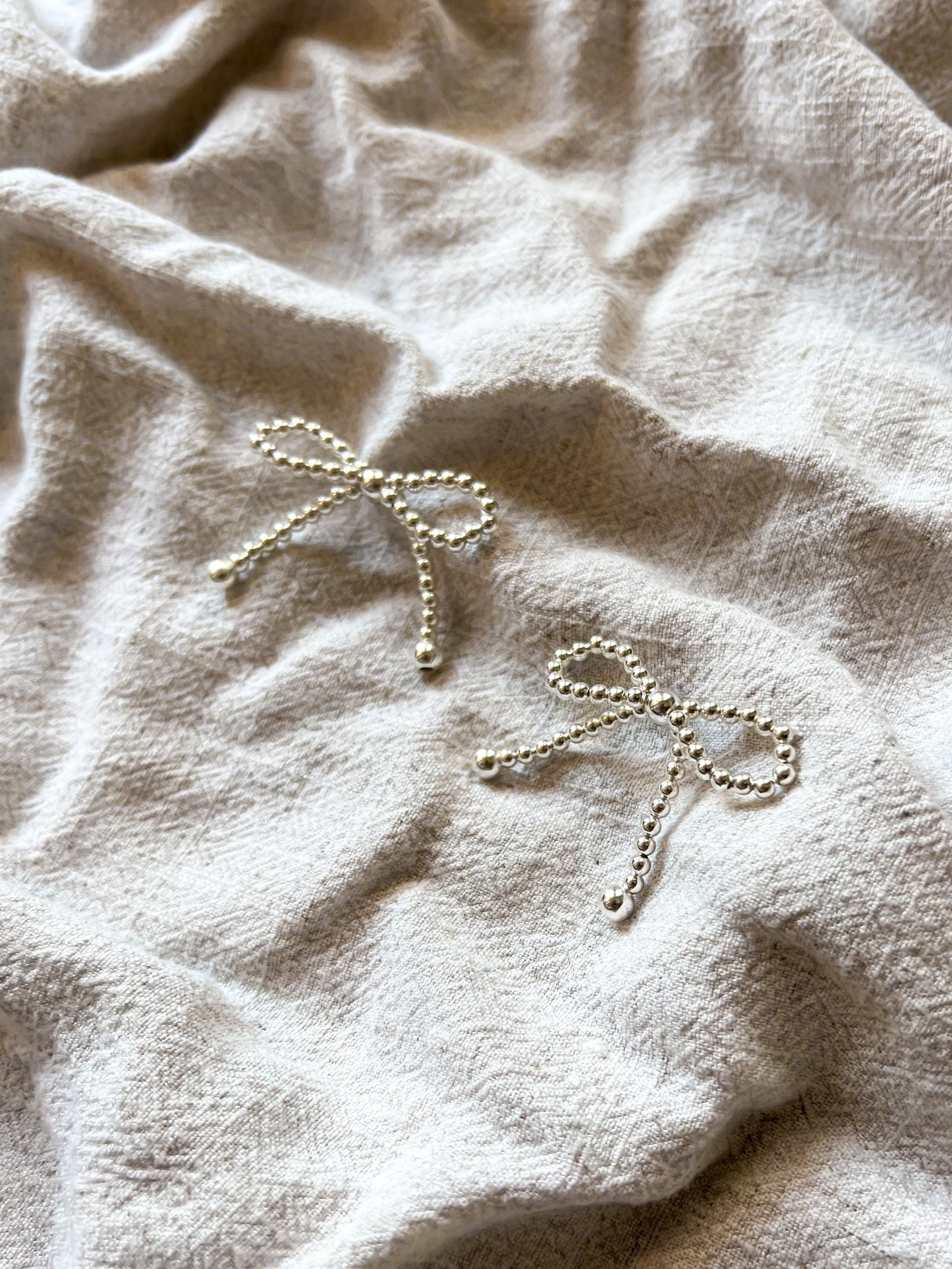 The Katie Bow Earrings - Velora Luxury Fashion