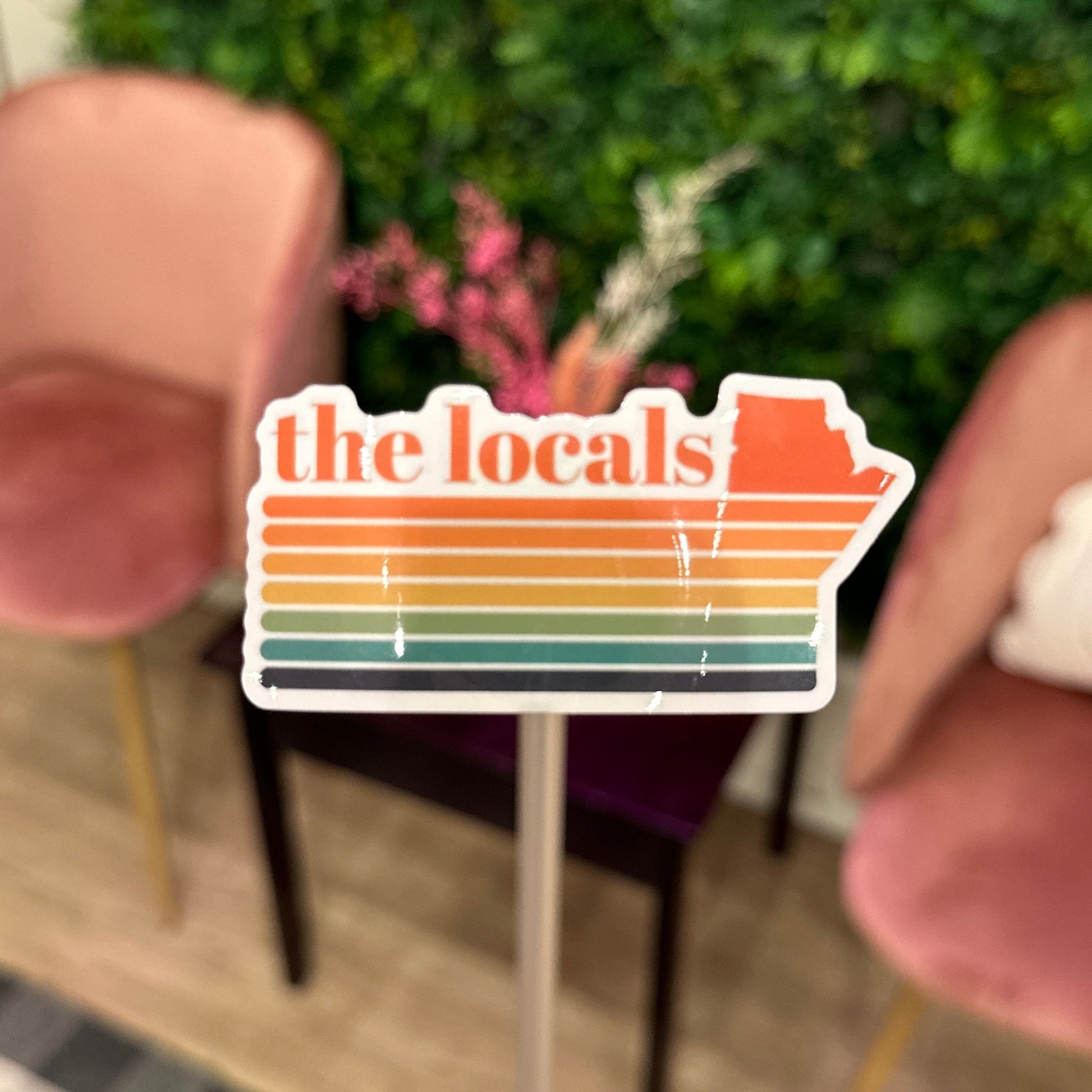 The Locals Prairie Sunset Sticker - Velora Luxury Fashion