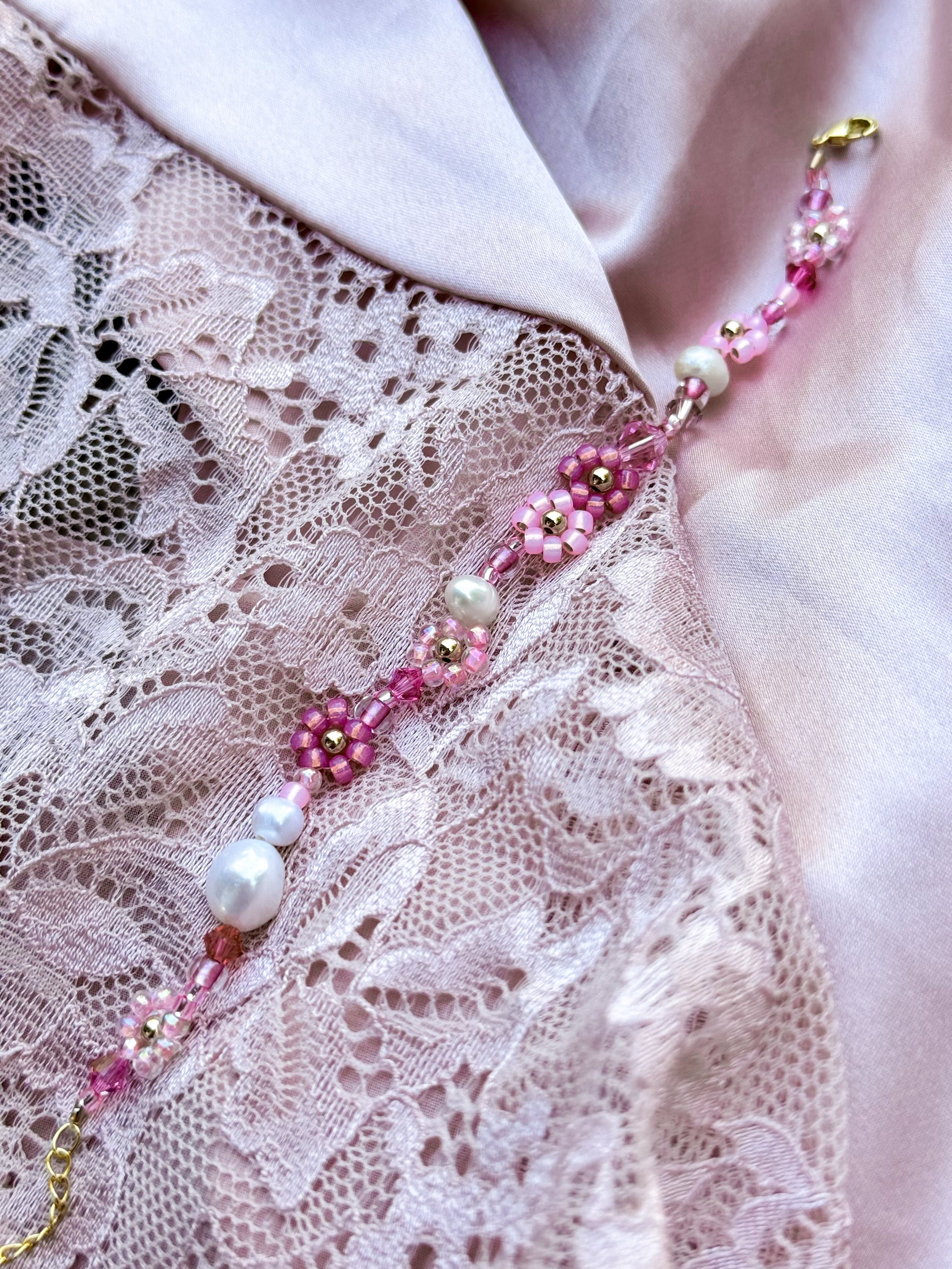 The “Lover” Daisy Bracelet & Anklet - Velora Luxury Fashion