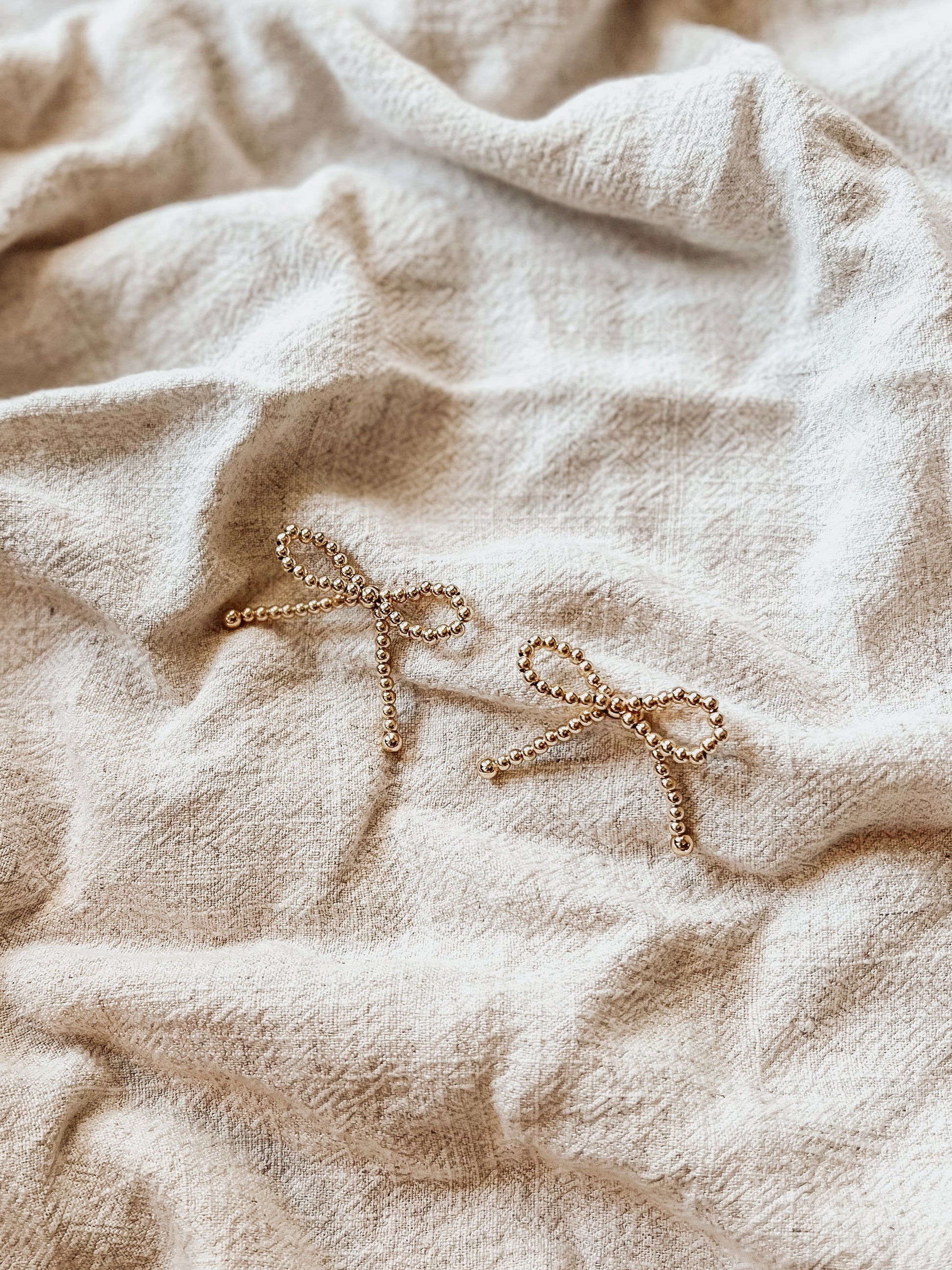 The Nina Bow Earrings - Velora Luxury Fashion