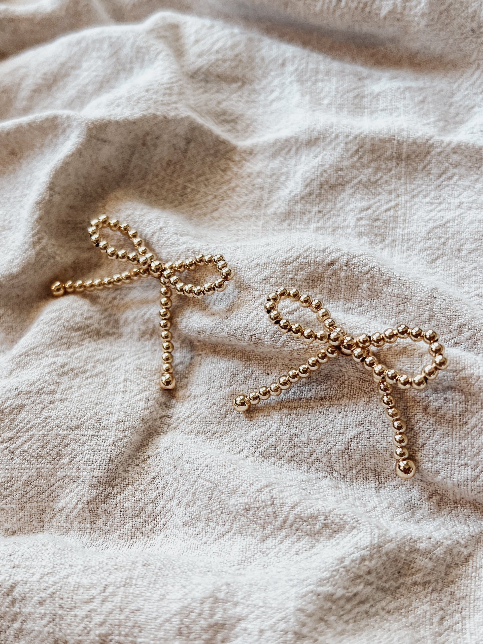 The Nina Bow Earrings - Velora Luxury Fashion