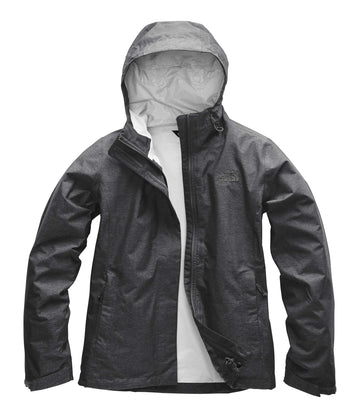 The North Face Women’s Venture 2 Waterproof Hooded Rain Jacket TNF Dark Grey Heather/Asphalt Grey XS - Velora Luxury Fashion