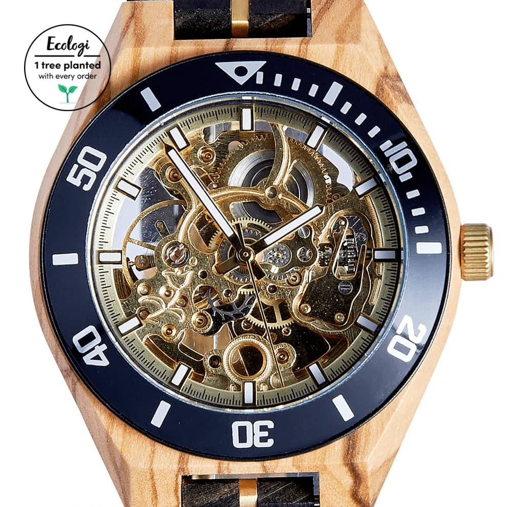 The Rosewood: Wood Watch for Men - Velora Luxury Fashion