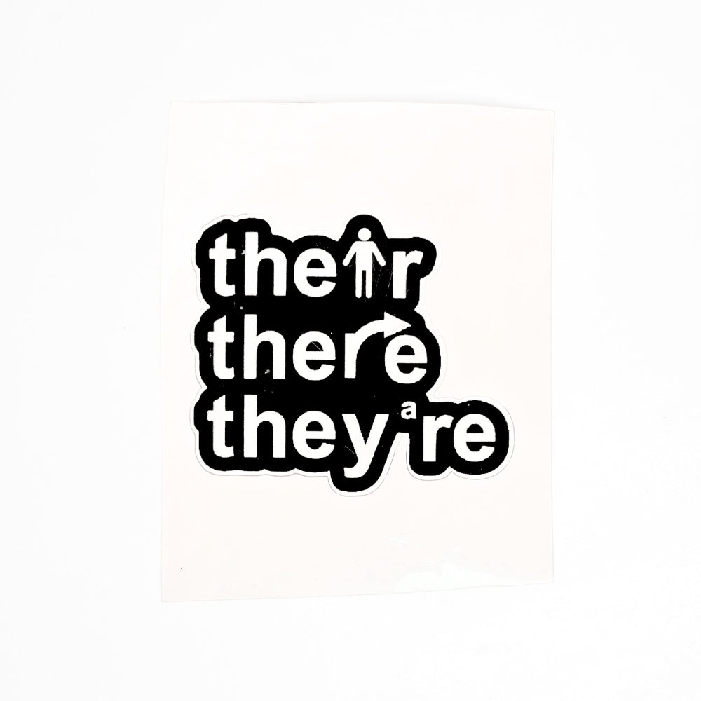 Their There They're | Vinyl Sticker - Velora