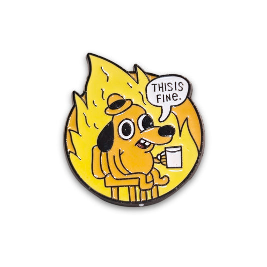 This is Fine Meme | Collectible Pin - Velora