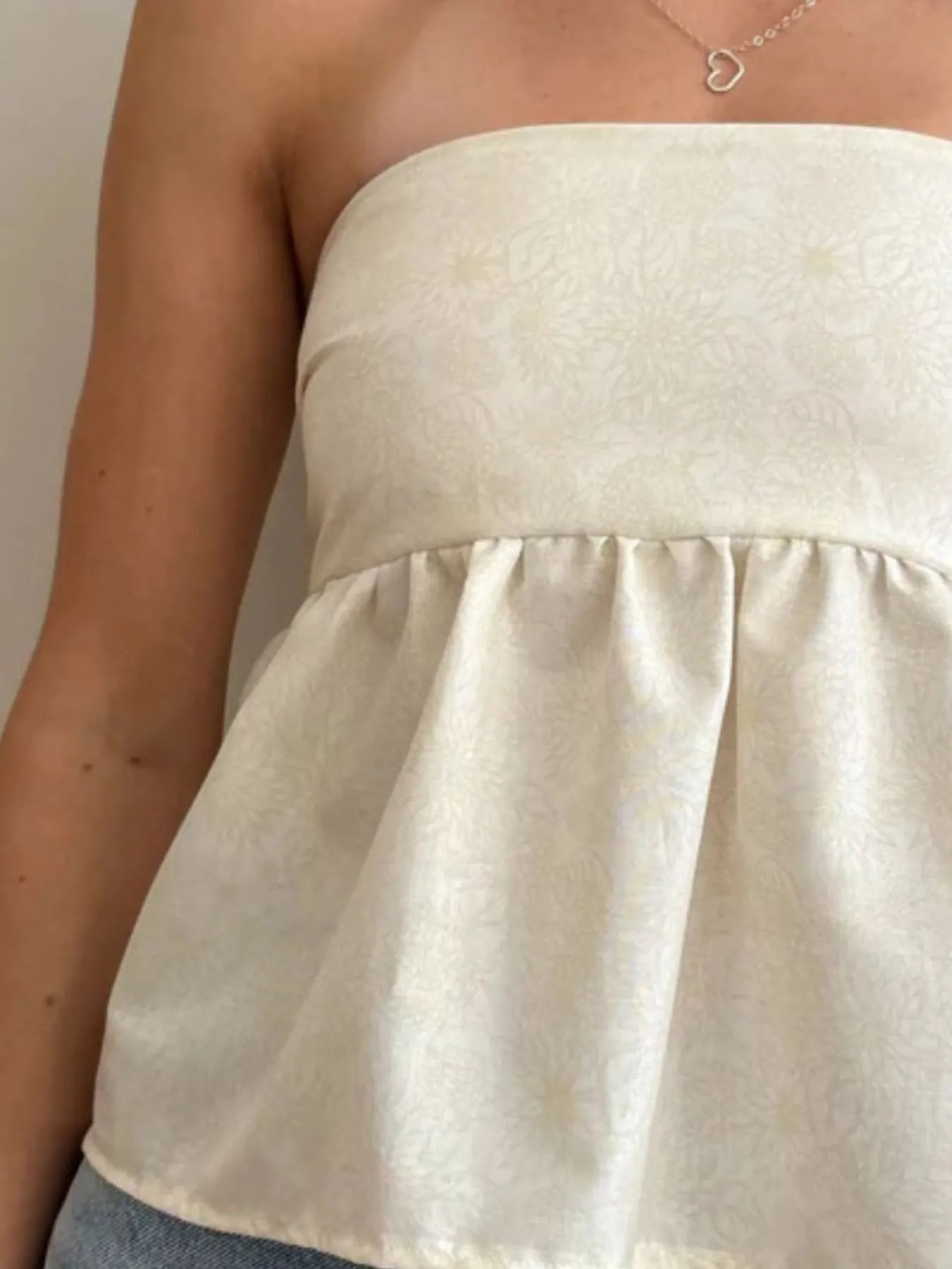 Tie Back Tube Top - Velora Luxury Fashion