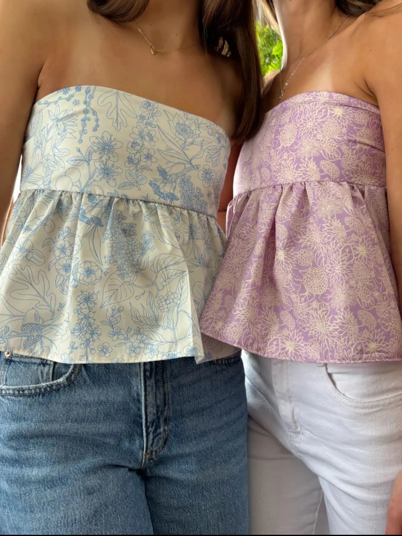 Tie Back Tube Top - Velora Luxury Fashion