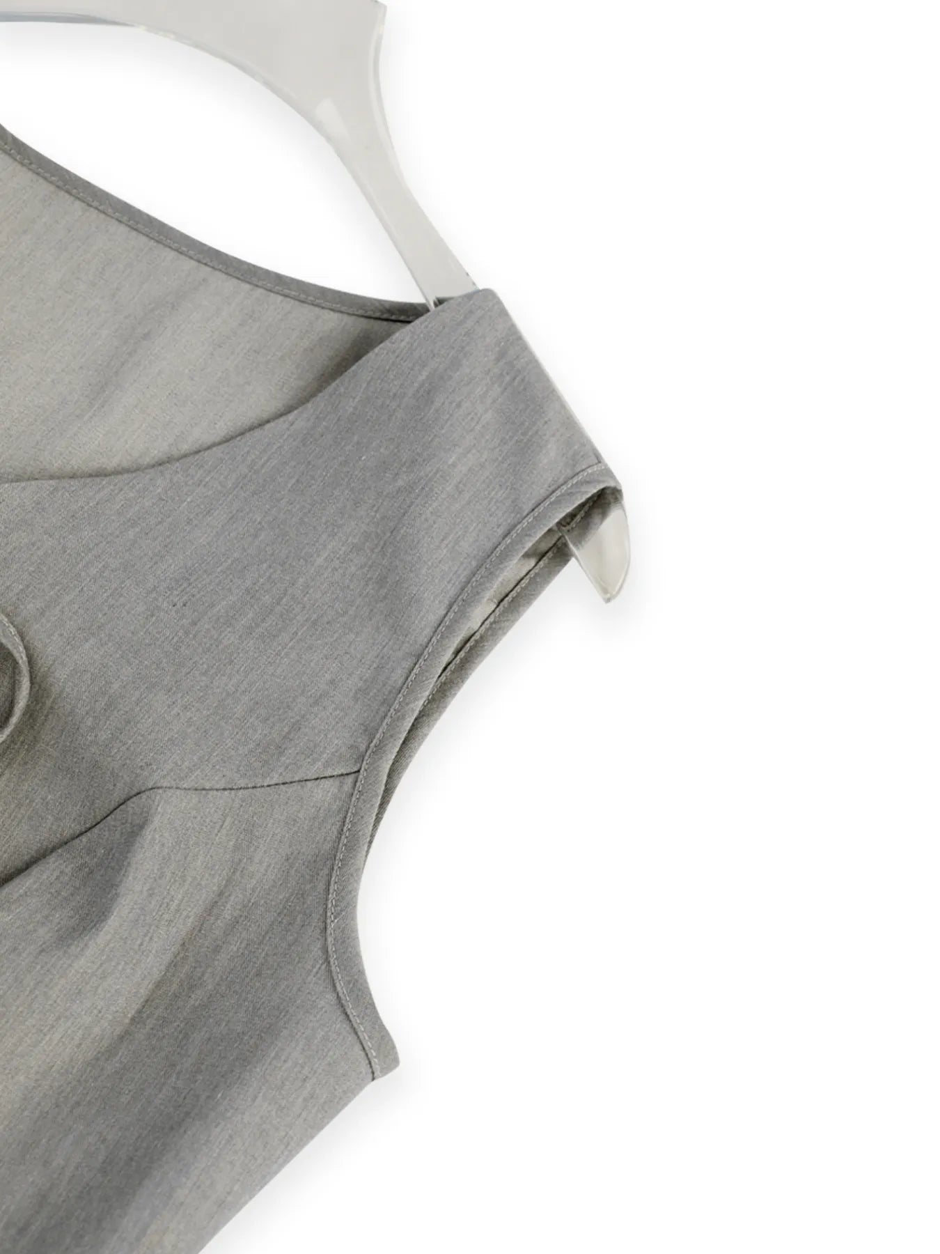 Tie Front Vest and Wide Leg Pants Set - Velora Luxury Fashion