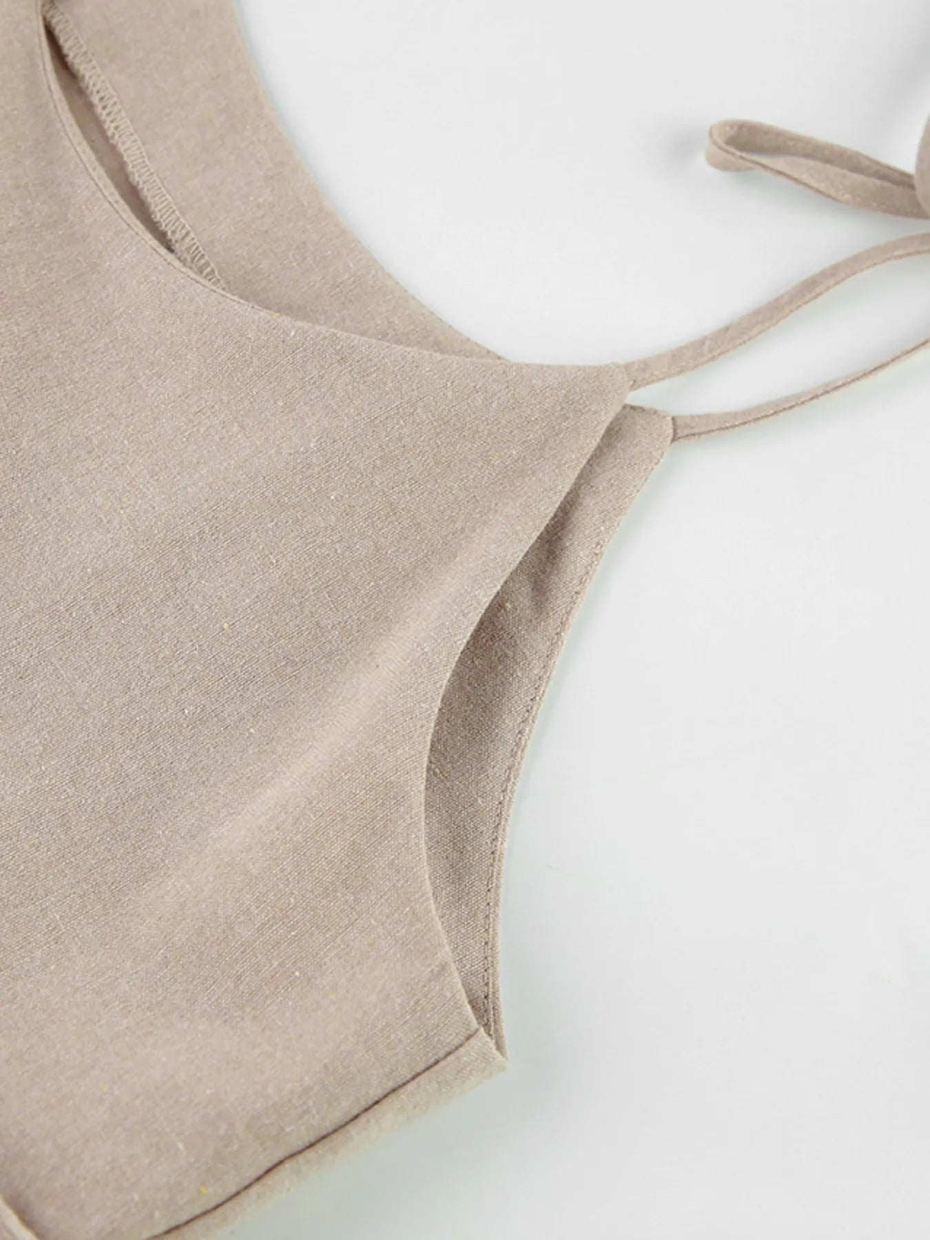 Tie-Shoulder Frill Mini Dress - Velora Luxury Fashion