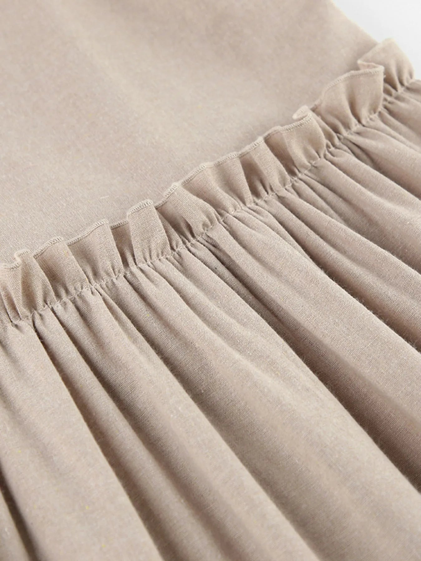 Tie-Shoulder Frill Mini Dress - Velora Luxury Fashion