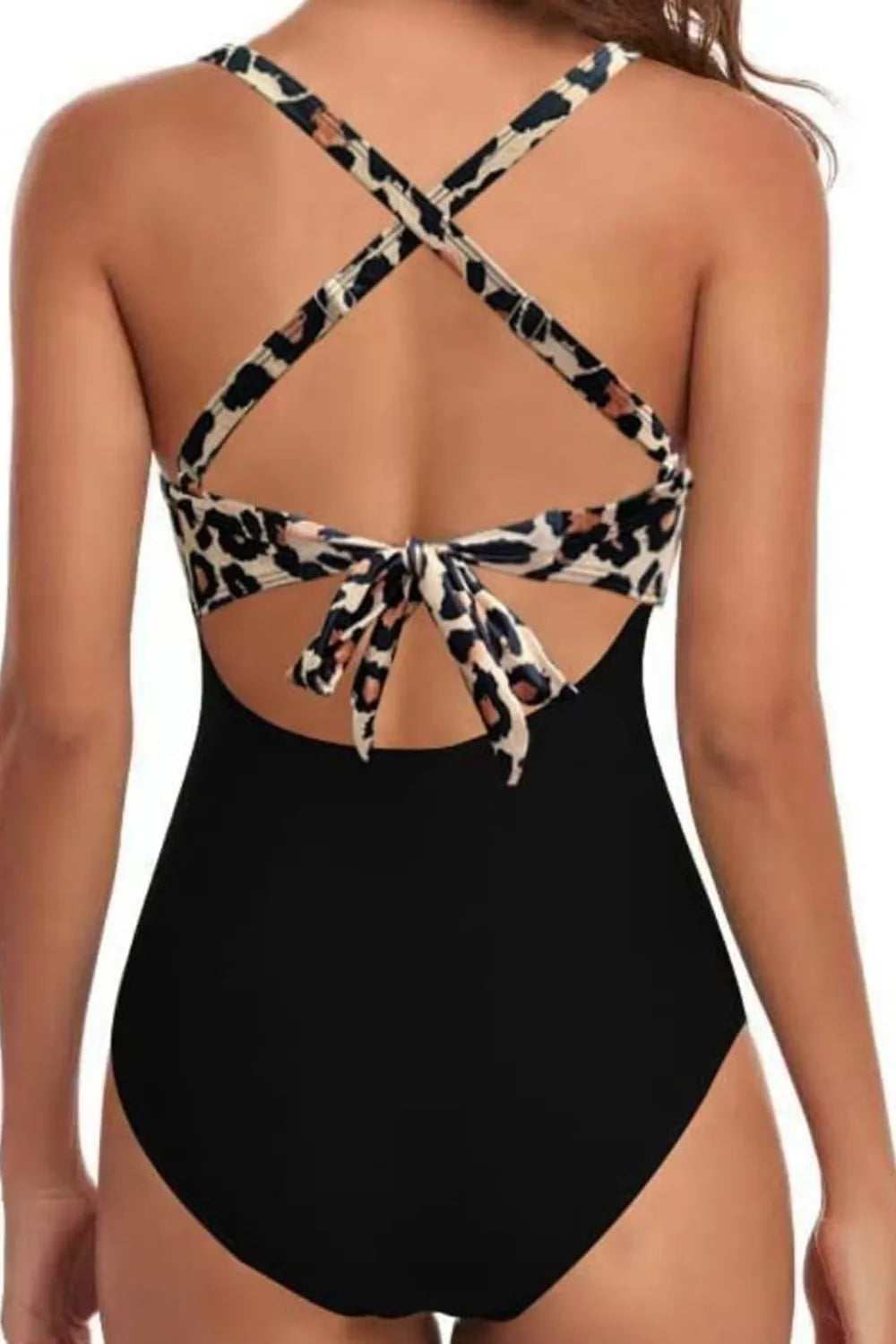 Tied Crisscross Cutout One-Piece Swimwear - Velora Luxury Fashion