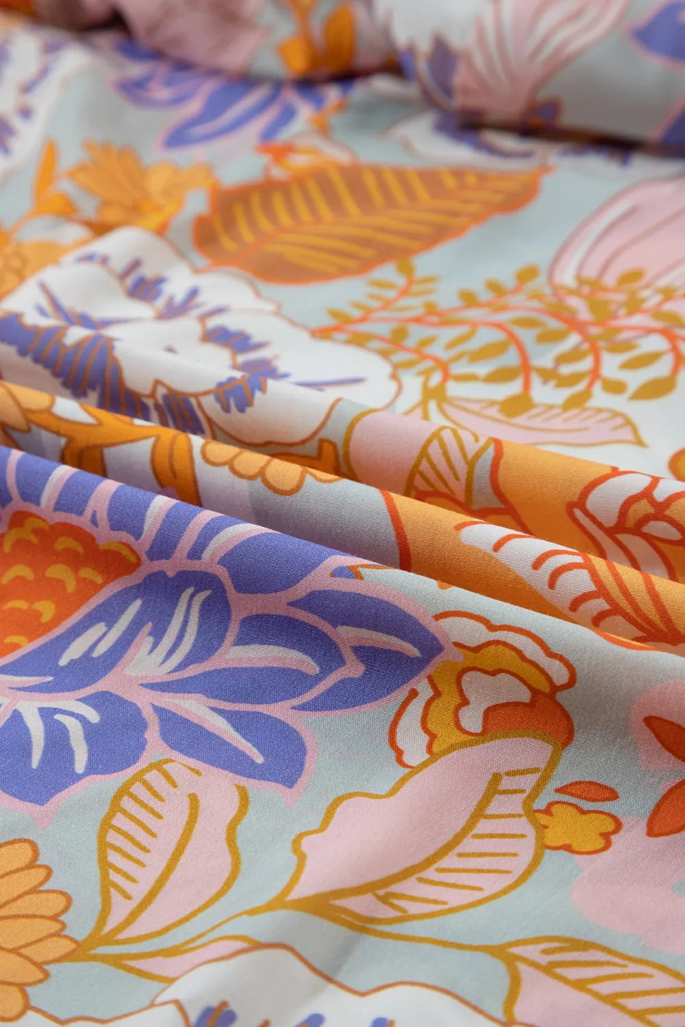 Tied Printed Grecian Sleeveless Maxi Dress - Velora Luxury Fashion