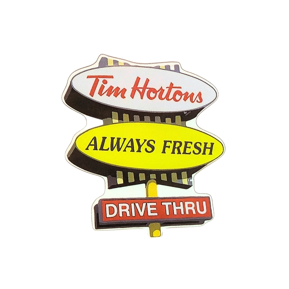 Timmies Drive Thru | Vinyl Sticker - Velora