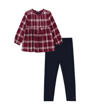 Tommy Hilfiger 2pc Tunic Legging Set - Velora Luxury Fashion