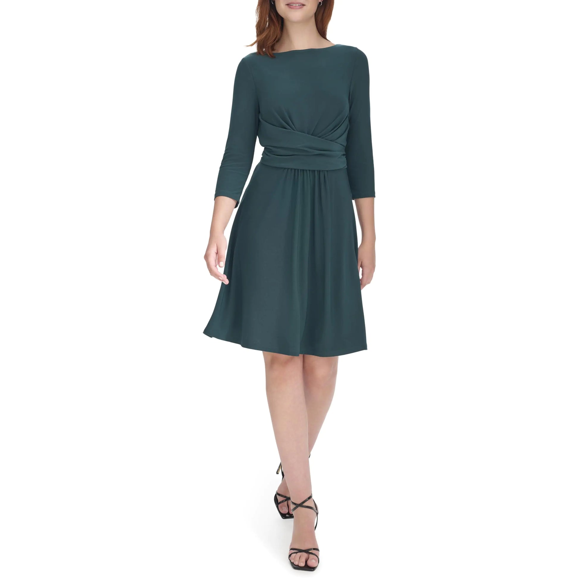 Tommy Hilfiger Elegance Wrap Dress - Velora Luxury Fashion
