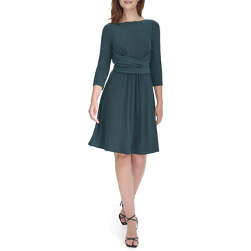 Tommy Hilfiger Elegance Wrap Dress - Velora Luxury Fashion