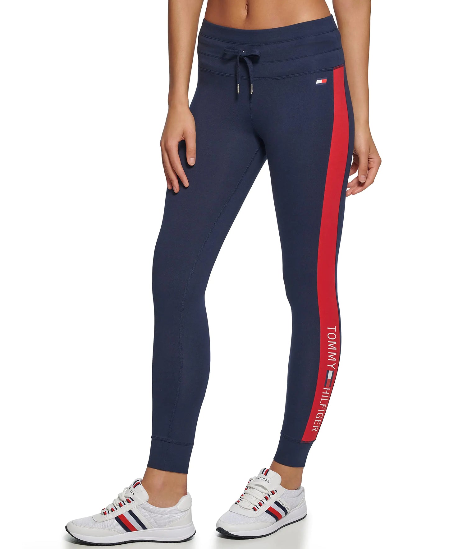 Tommy Hilfiger High-Rise Printed Leggings for Women - Velora Luxury Fashion