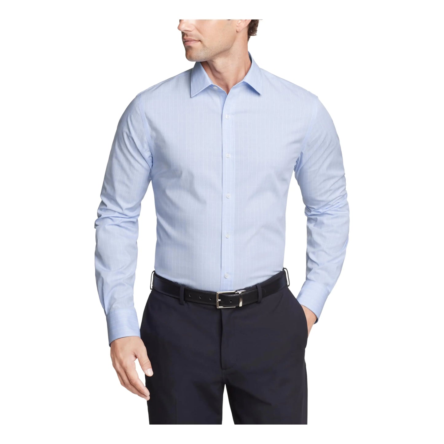 Tommy Hilfiger Mens Dress Shirt Slim Fit Essentials - Velora Luxury Fashion