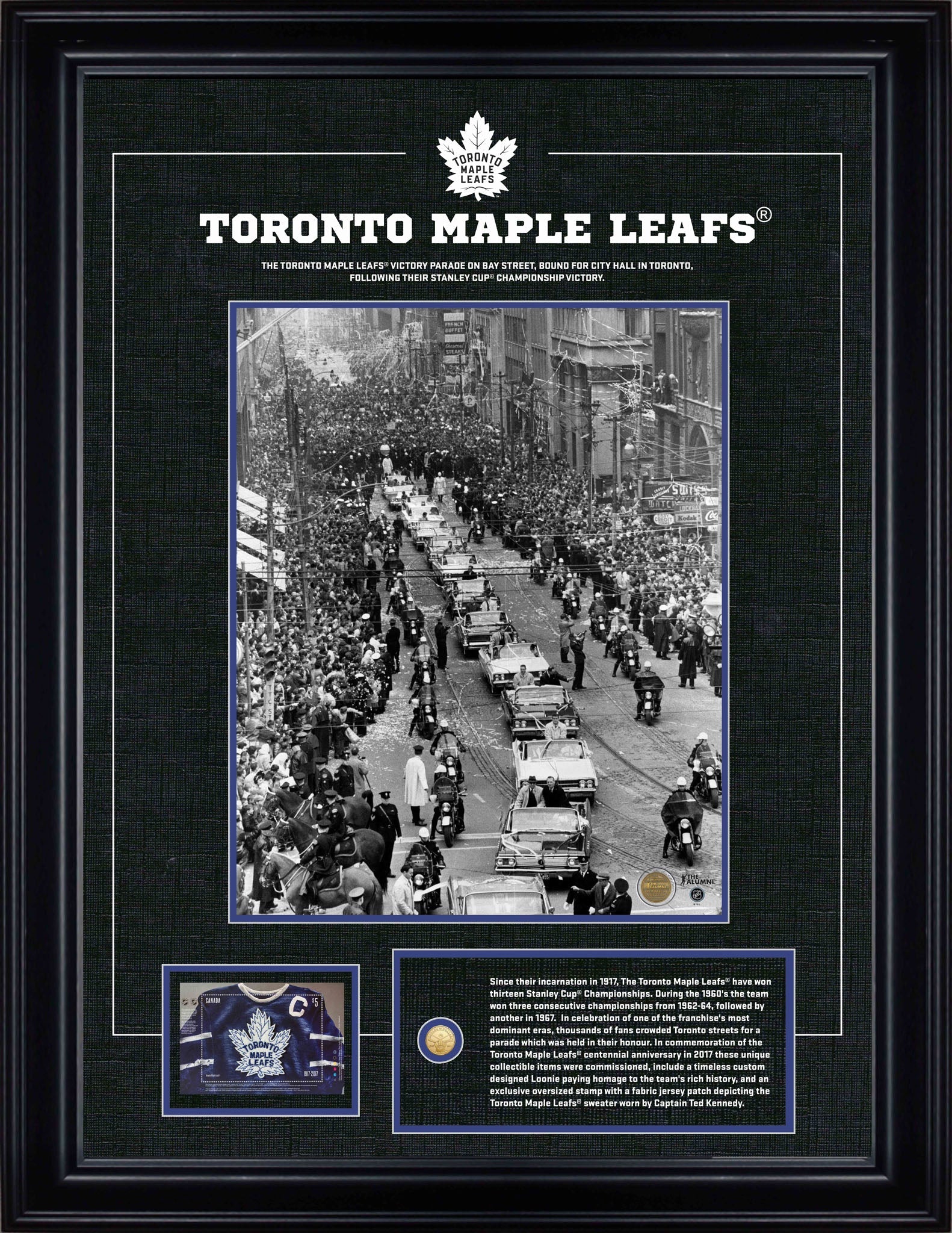 Toronto Maple Leafs Framed Stanley Cup Parade Photo - Velora Luxury Fashion
