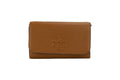 Tory Burch (75029) Thea Small Moose Pebble Leather Flat Wallet Crossbody Handbag - Velora Luxury Fashion