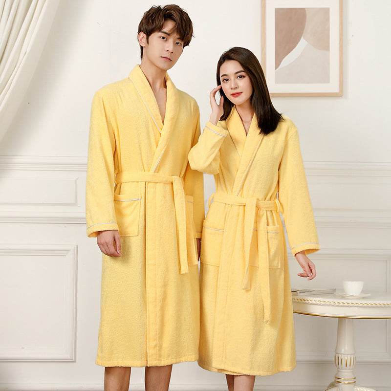 Towel Material Bathrobe Men's And Women's Pajamas EX-STOCK Canada