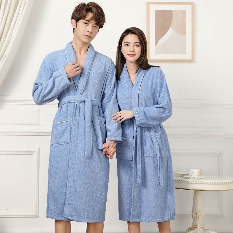 Towel Material Bathrobe Men's And Women's Pajamas EX-STOCK Canada
