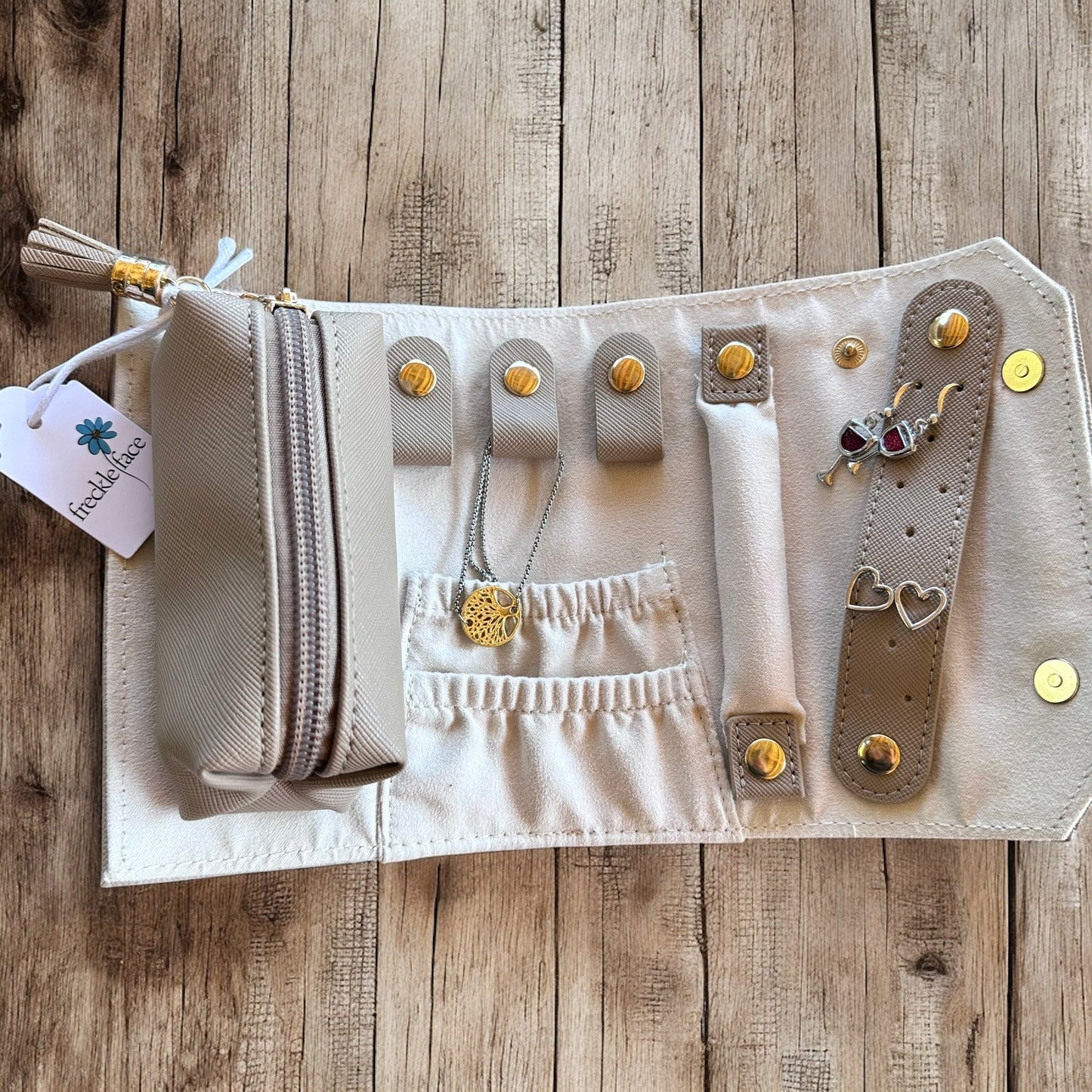 Travel Roll Jewellery Case - Velora Luxury Fashion