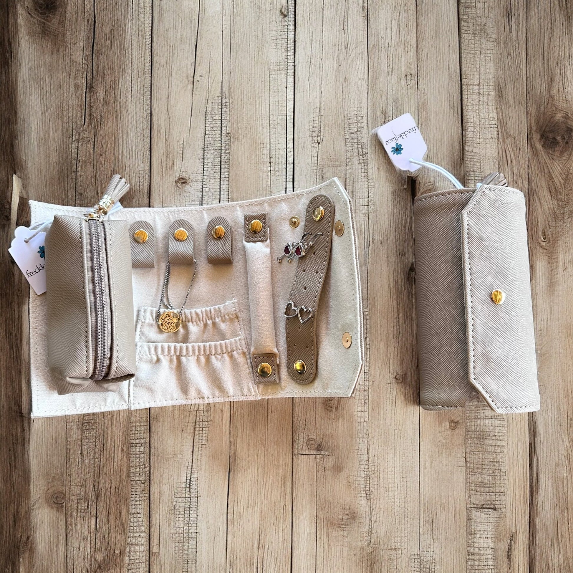 Travel Roll Jewellery Case - Velora Luxury Fashion