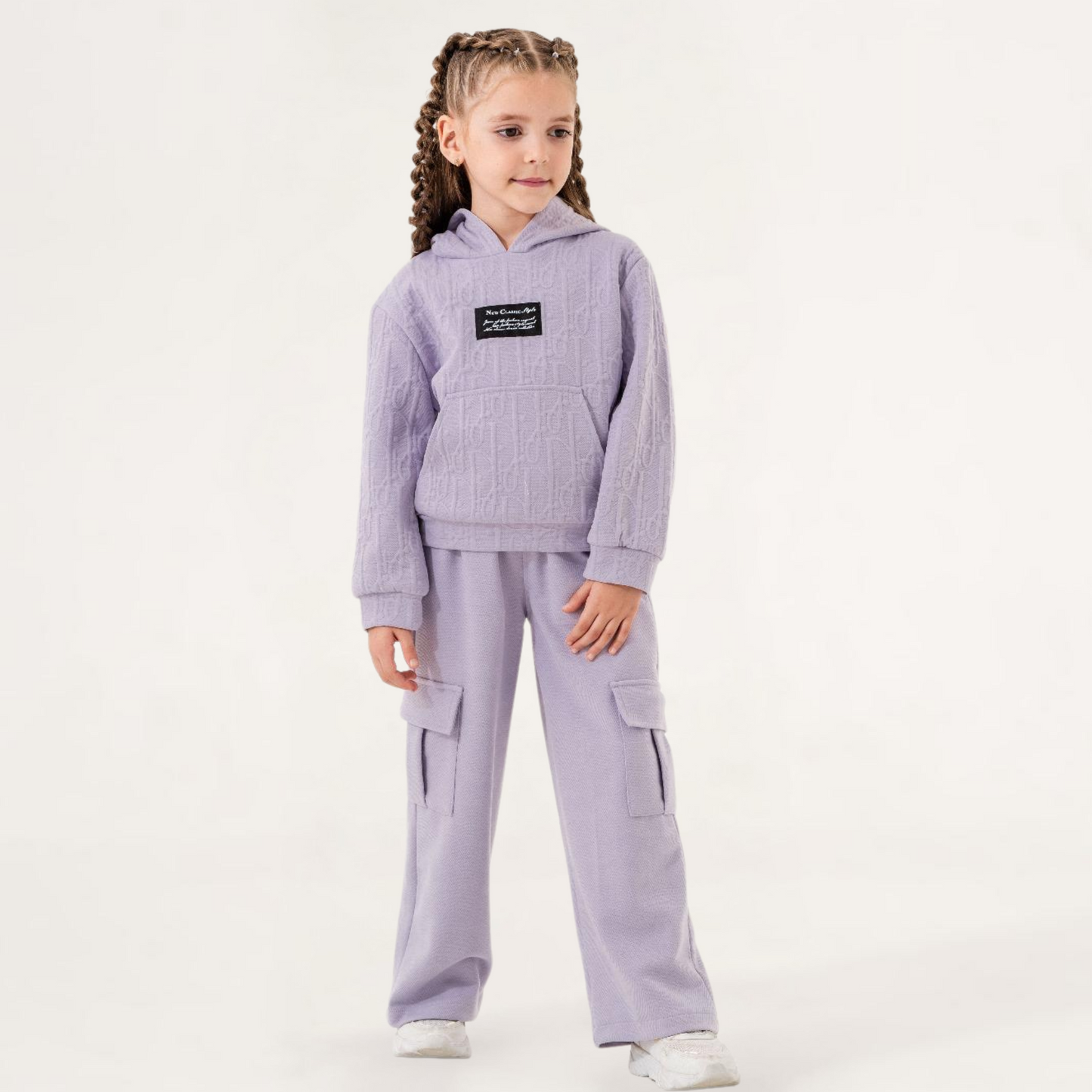 Trendy Cargo Girls Casual Set - Velora Luxury Fashion