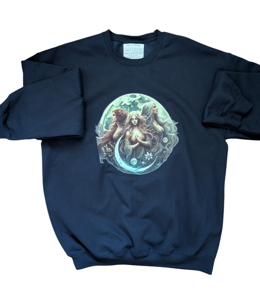 Triple Goddess Sweatshirt - Velora