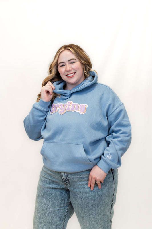 Trying Hoodie - All the Feels Collection - Velora Luxury Fashion