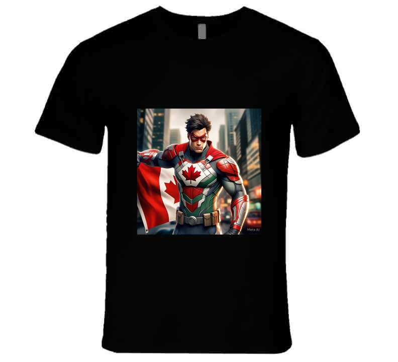 Tshirtgang Canada Superhero Shirt - Unique Design - Velora Luxury Fashion