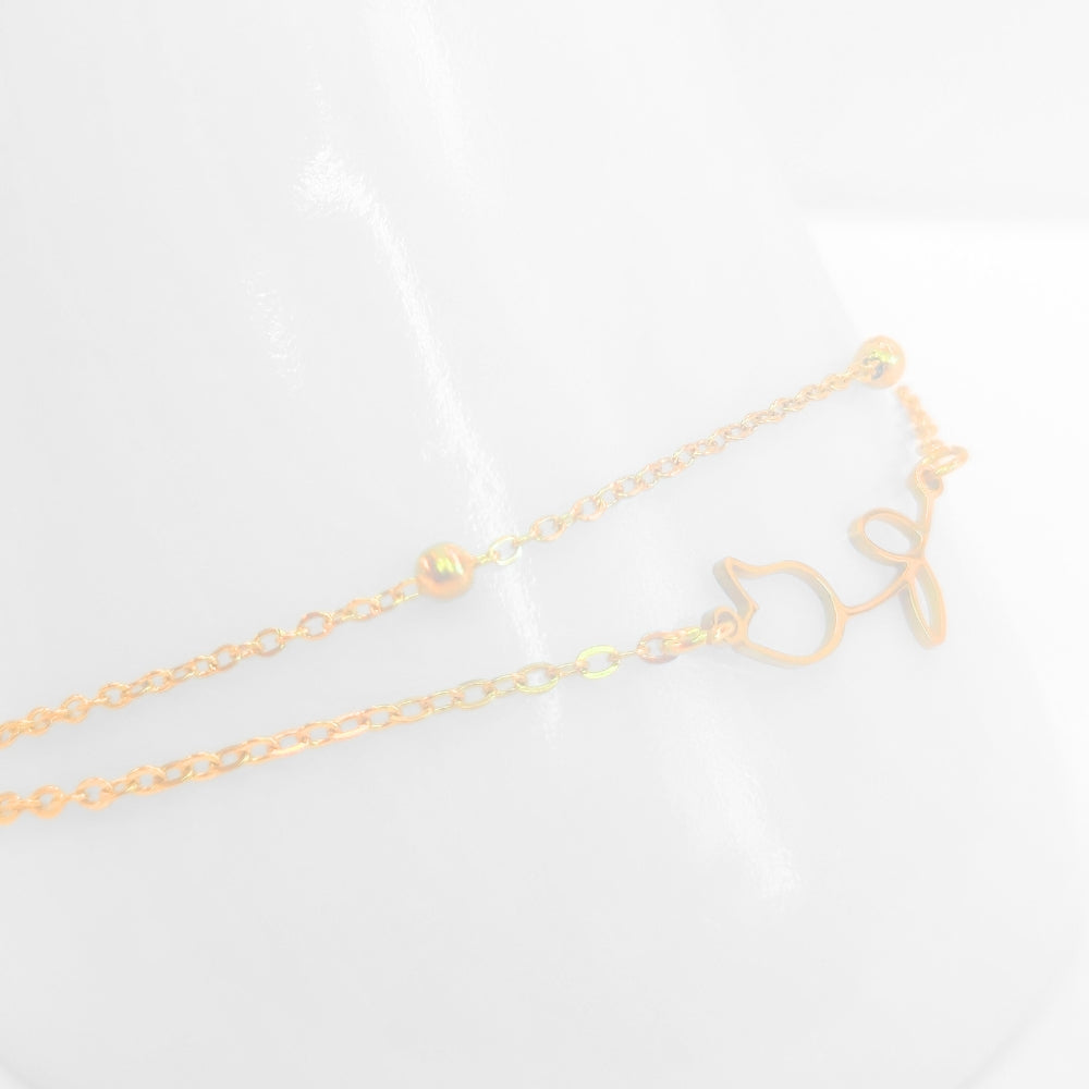 Tulip Anklet (Gold) - Velora