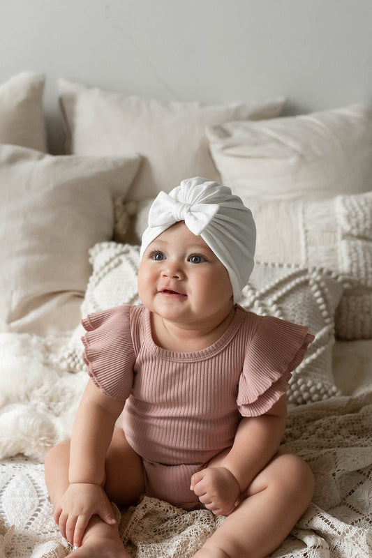 Turban Hat | Ivory - Velora Luxury Fashion