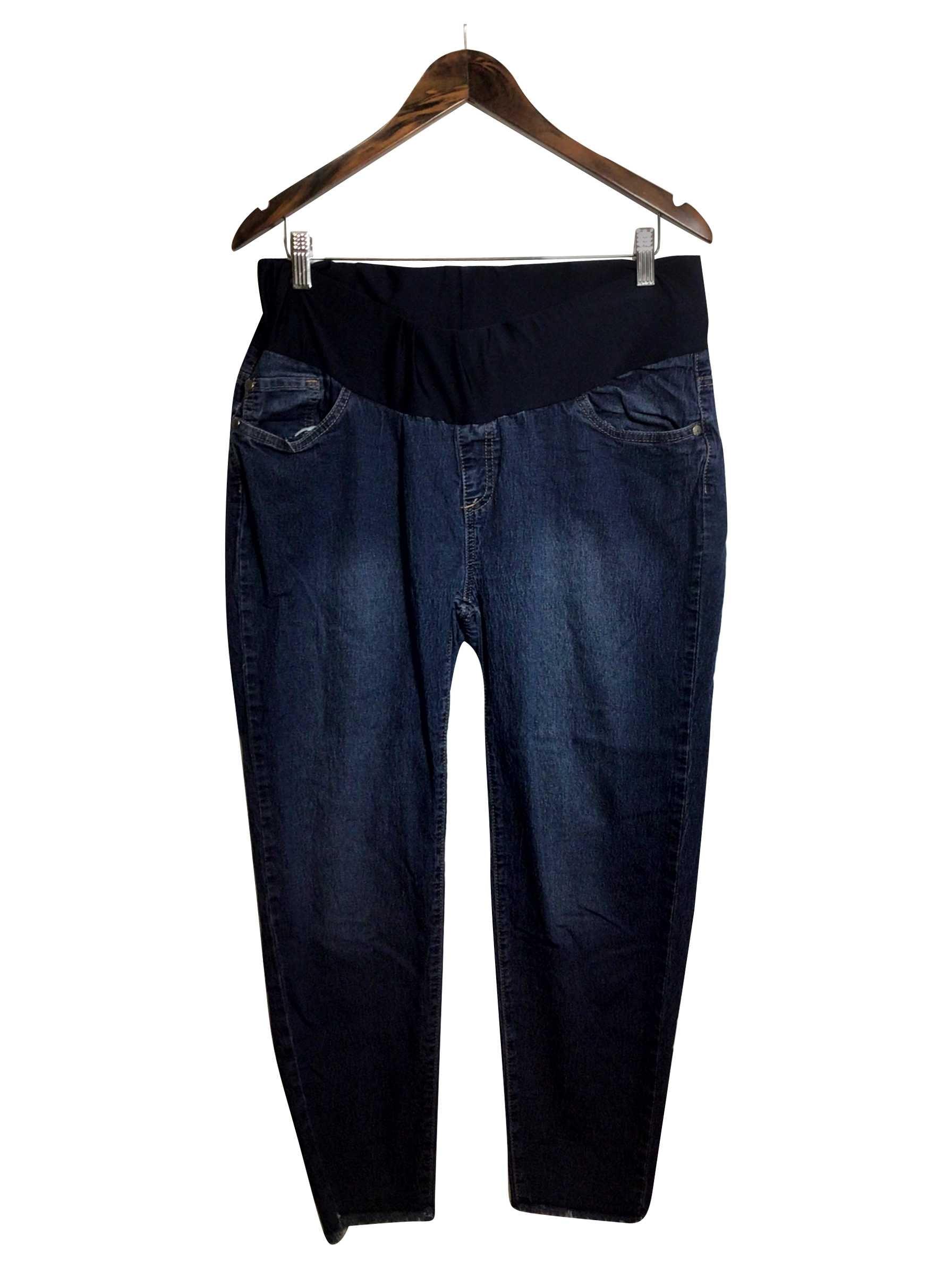 UNBRANDED Regular fit Straight-legged Jeans in Blue - XL - Velora