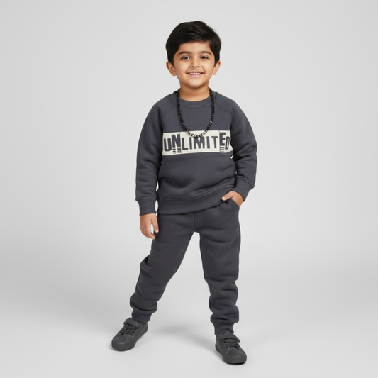 UNLIMITED Boys Joggers Set - Velora Luxury Fashion
