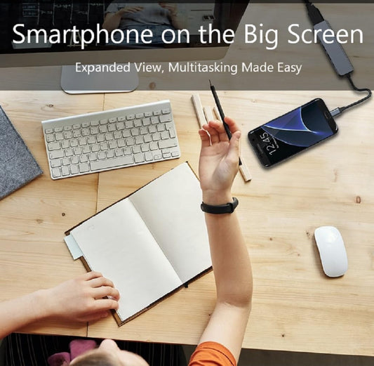 USB C Multiport Adapter, 5-in-1 Docking Station with 87W PD Charging HDMI 4K - Velora Luxury Fashion