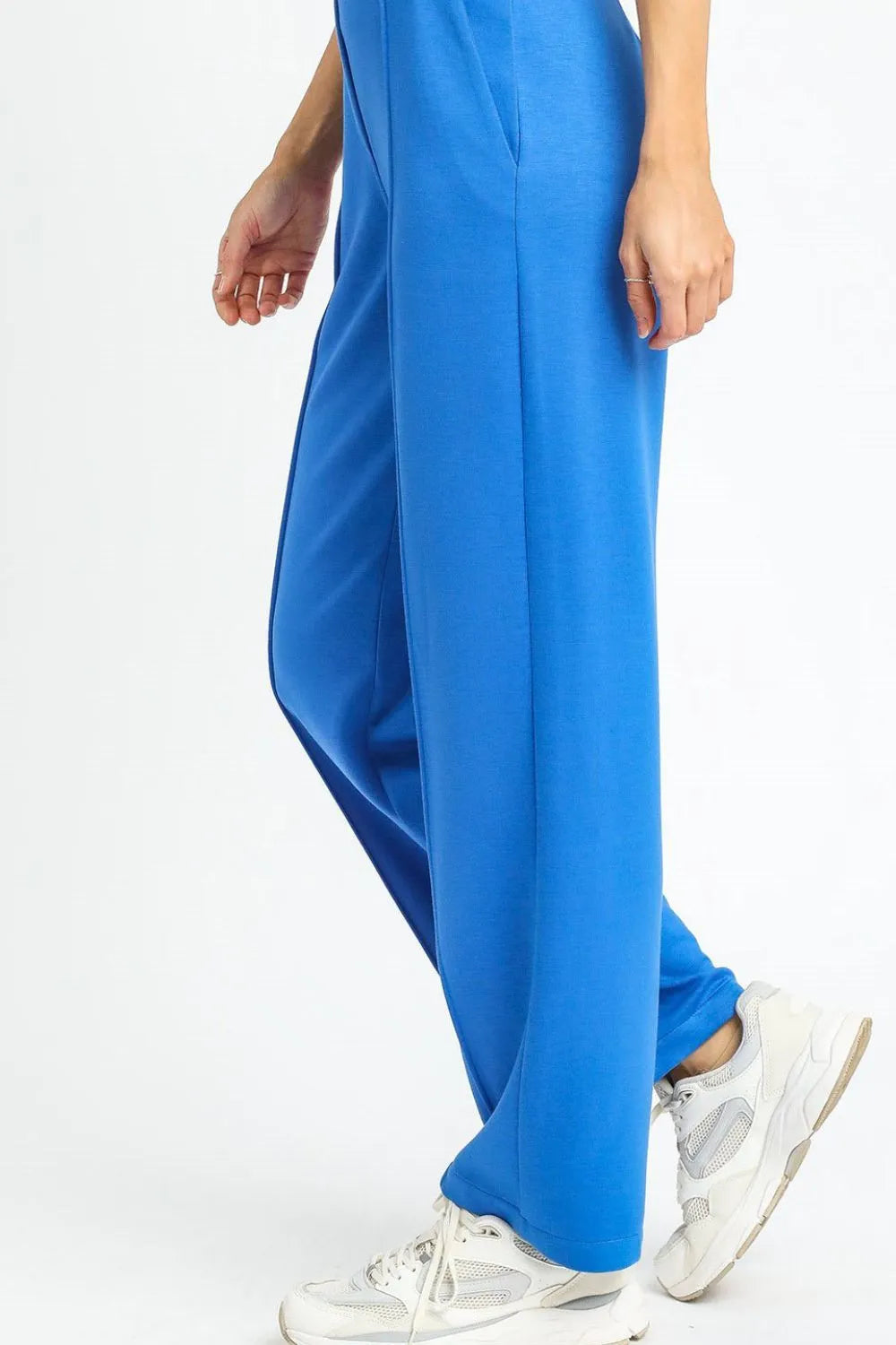 Umgee High Waisted Wide Leg Pants - Velora Luxury Fashion