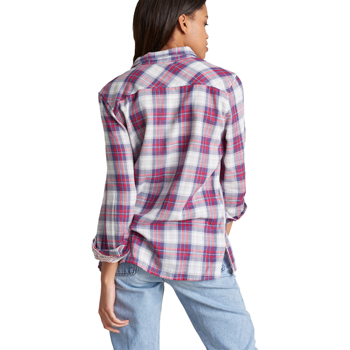 United By Blue Womens Stargrass Organic Cotton Plaid Shirts - Velora Luxury Fashion