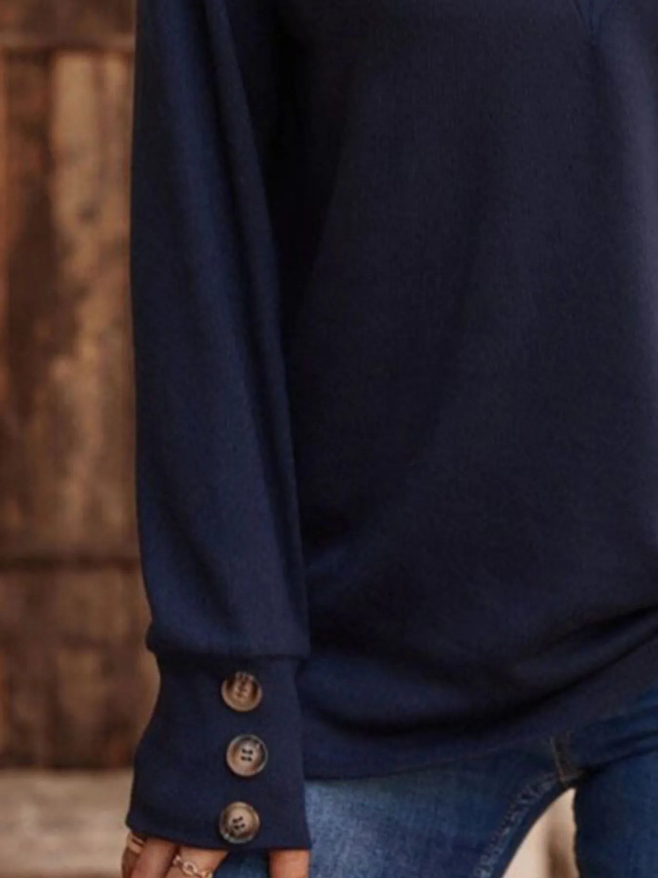 V-Neck Long Sleeve T-Shirt - Velora Luxury Fashion