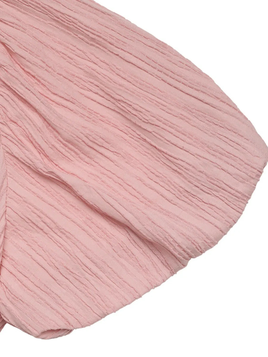 V-Neck Puff Sleeve Dress - Velora Luxury Fashion