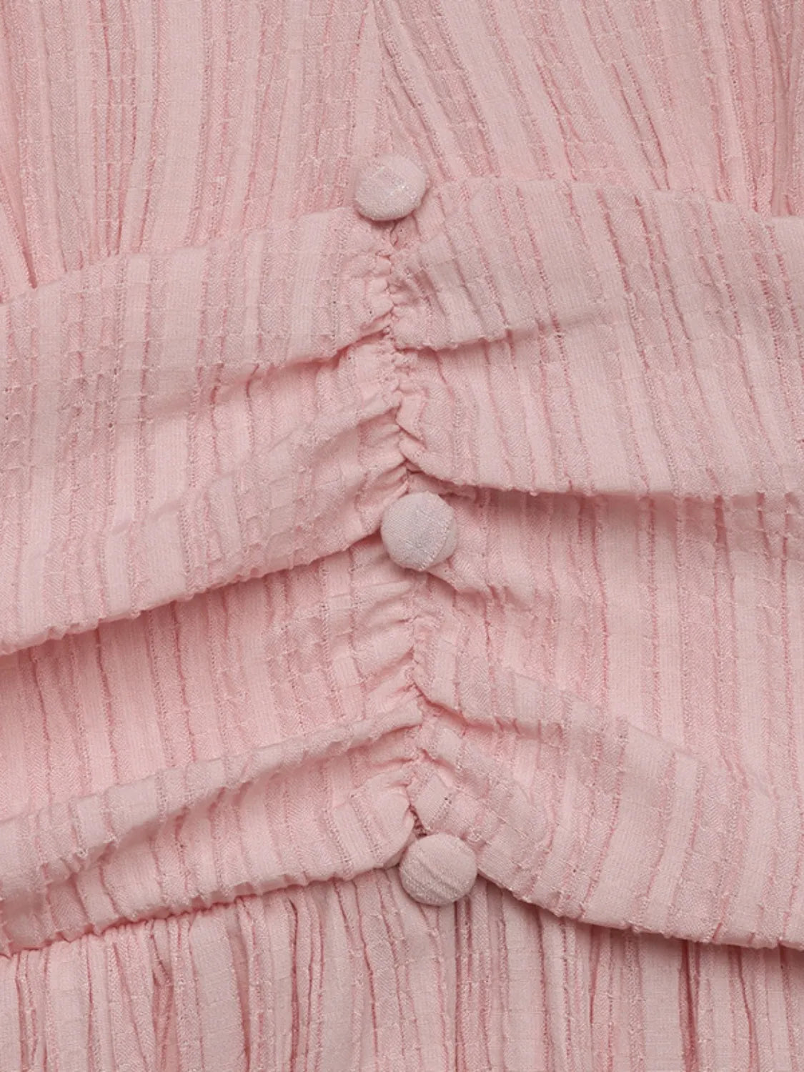 V-Neck Puff Sleeve Dress - Velora Luxury Fashion