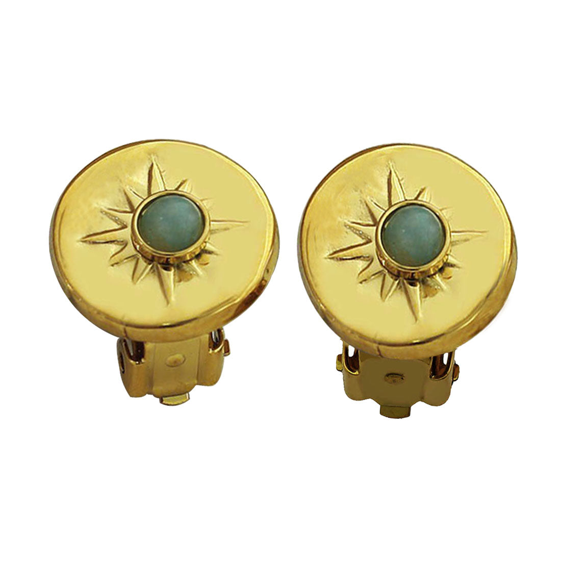 VICTORIA Clip-On Stud Earrings (Piercing Not Required) - Velora Luxury Fashion